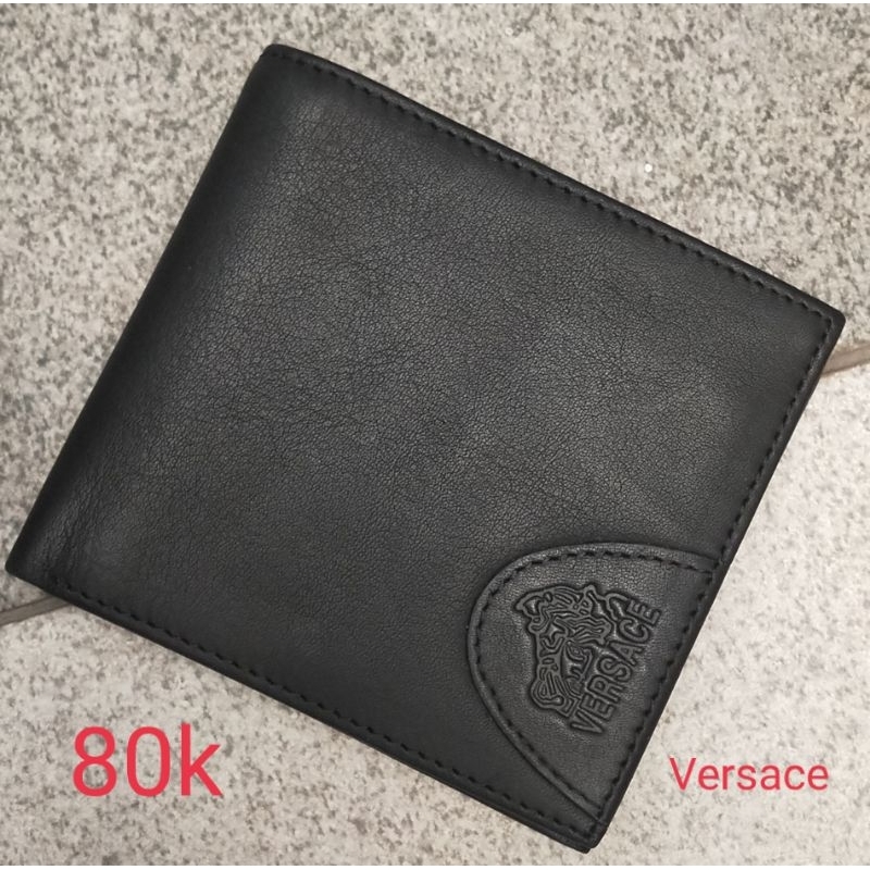 (Booked) Dompet lipat kecil pria Versace preloved