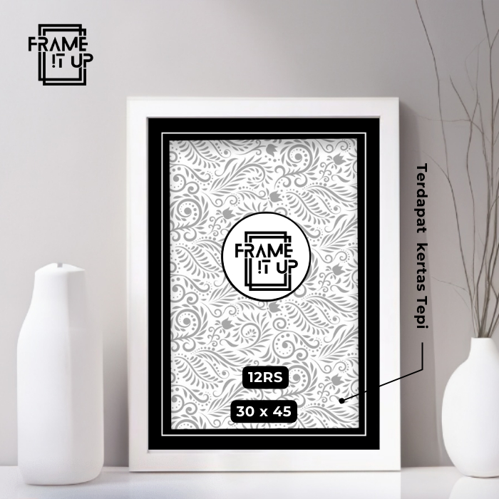 Wajib membeli packing garansi Pigura Bingkai Foto 12RS (30x45cm) Terdapat Kaca Termurah - Frame 12RS