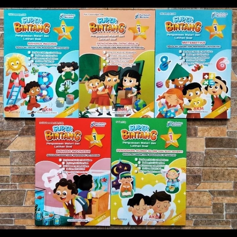LKS/AKM Kurikulum Merdeka SD Kelas 1 Semester 1&2