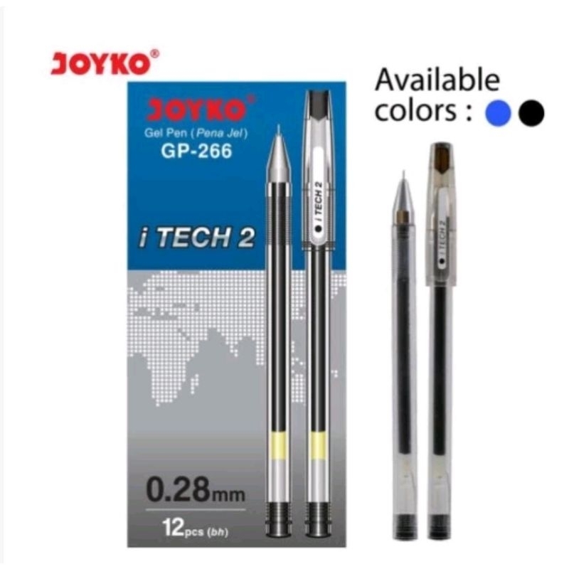 

Gel Pen Pulpen Pena Joyko GP-266 I TECH 2 0.28