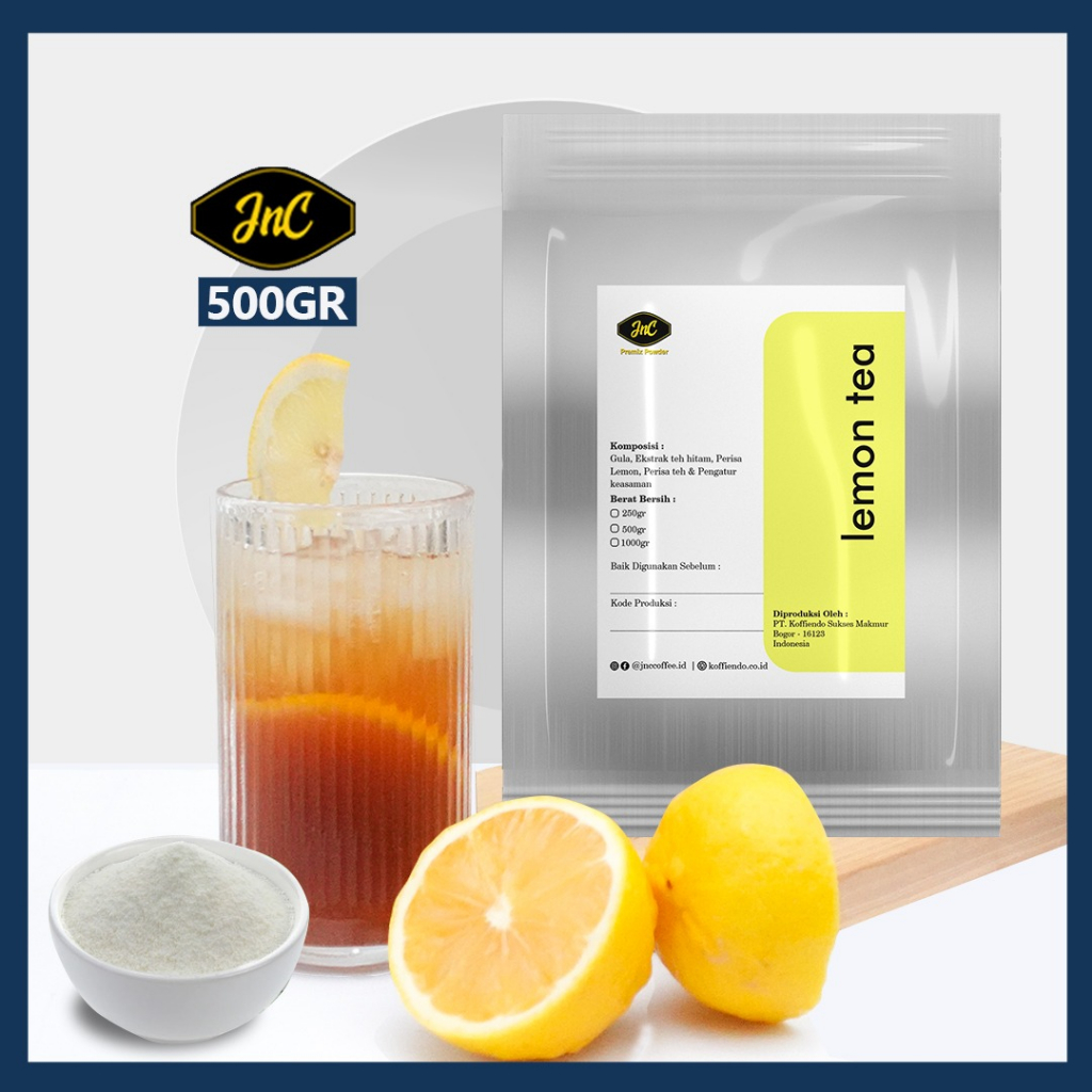 

JnC Lemon Tea Powder 500 gr | Bubuk Minuman