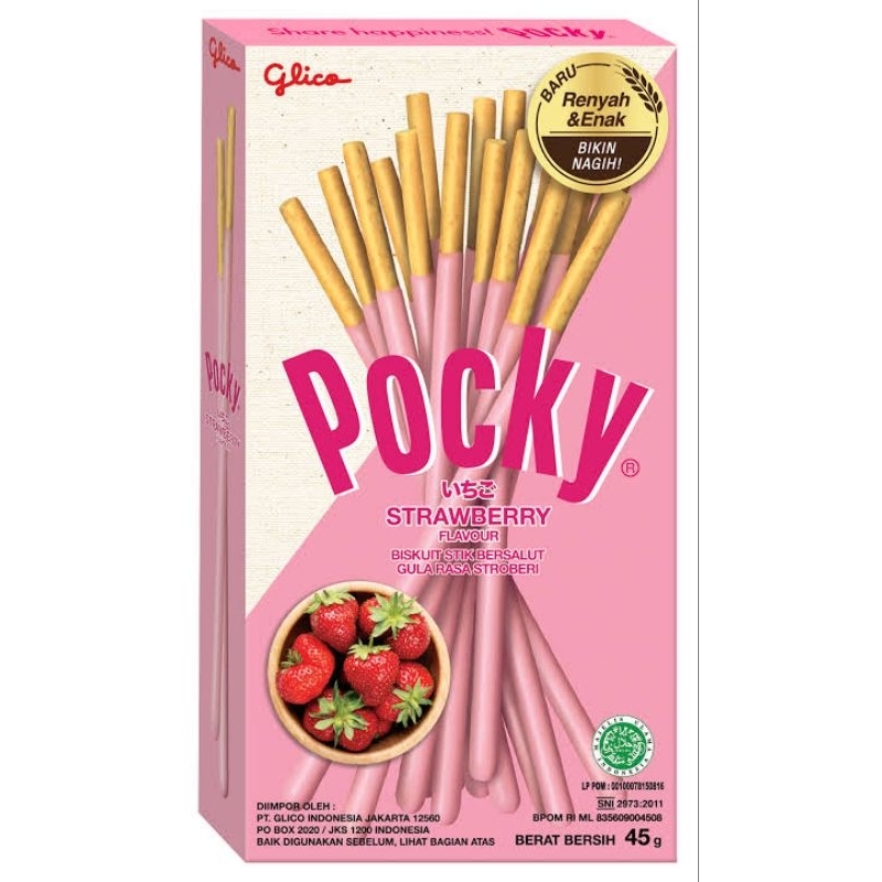 

Pocky Biskuit Stik Stroberi