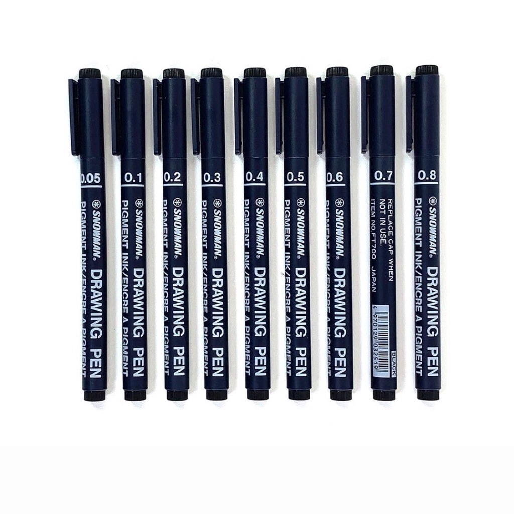 

Spidol Drawing Pen Snowman 0.05 - 0.8