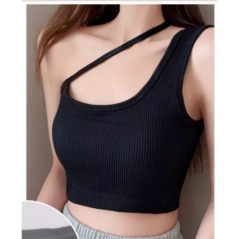 Tank top Rajut Wanita / Tanktop  Wanita  korean style/ Tanktop Asymetric /Crop Top Tanktop /Tanktop 