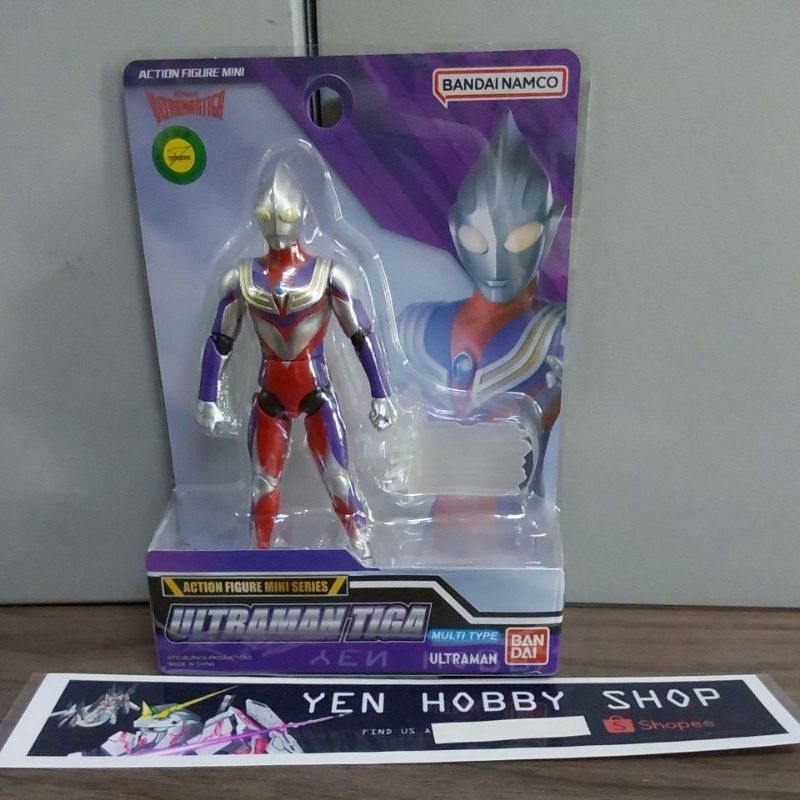 FIGUR ULTRAMAN TIGA 97848 SIZE + - 12CM [ORIGINAL BANDAI]