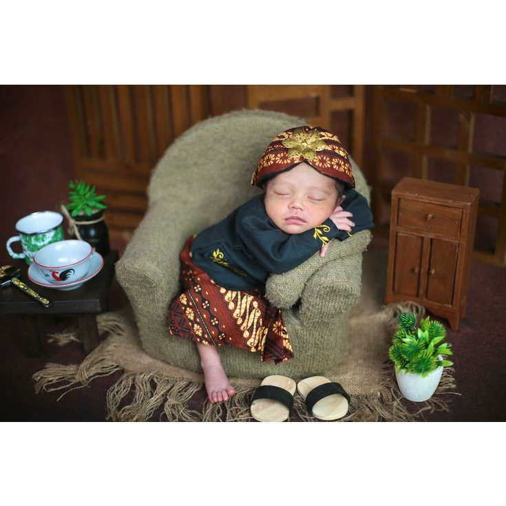 BAJU ADAT JAWA BESKAP ANAK-DEWASA