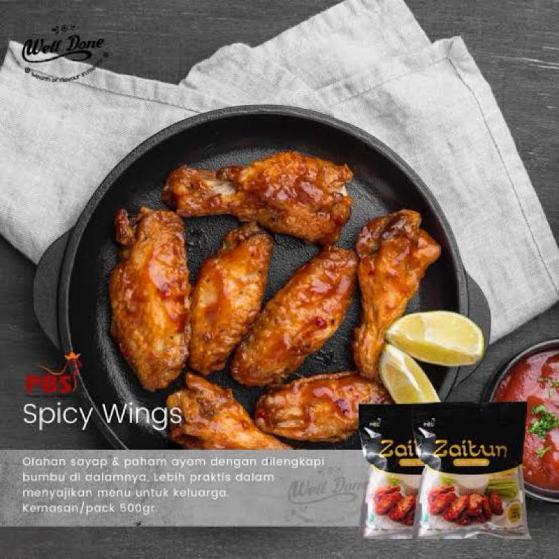 

Zaitun Spicy Wing 500 Gram