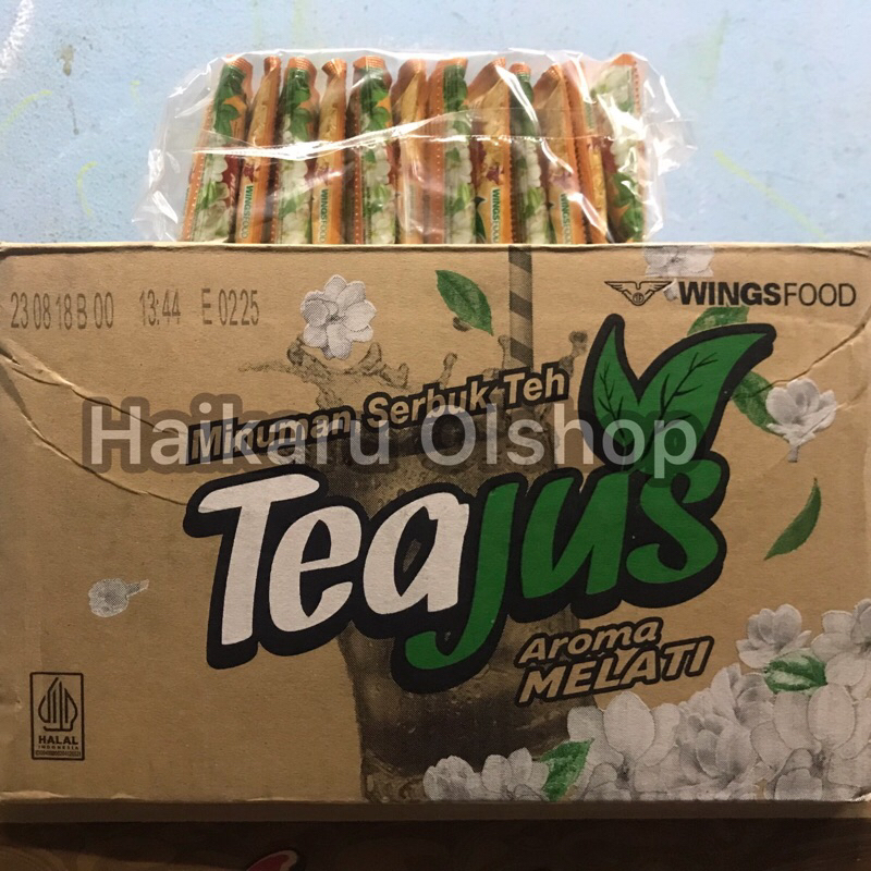 

Teajus/Tea Jus/Teh Jus Melati Dus Isi 6 Pack