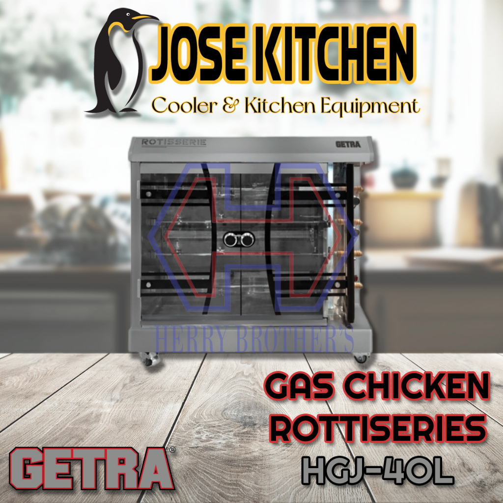 GETRA GAS CHICKEN ROTTISERIES HGJ-4OL / HGJ4OL / HGJ 4OL / OVEN PEMANGGANG AYAM / BEBEK