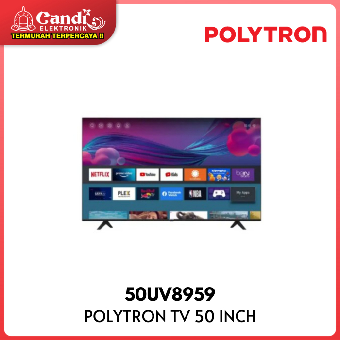 POLYTRON 4K UHD Smart  Digital TV 50 Inch 50UV8959