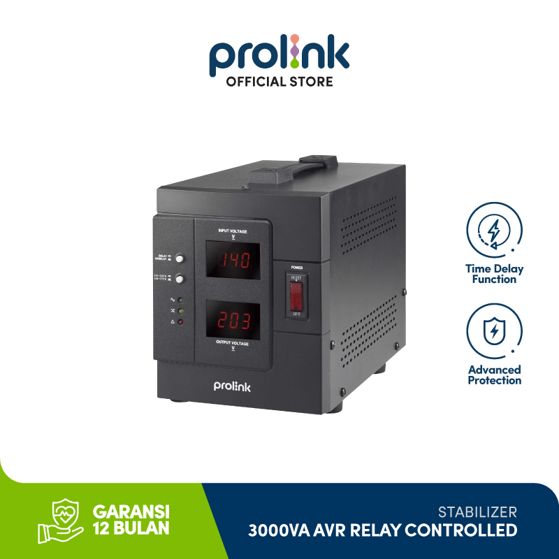 Prolink Stabilizer 3000VA Automatic Voltage Regulator l AVR l Relay Controlled l Stavolt l (DUS JELE