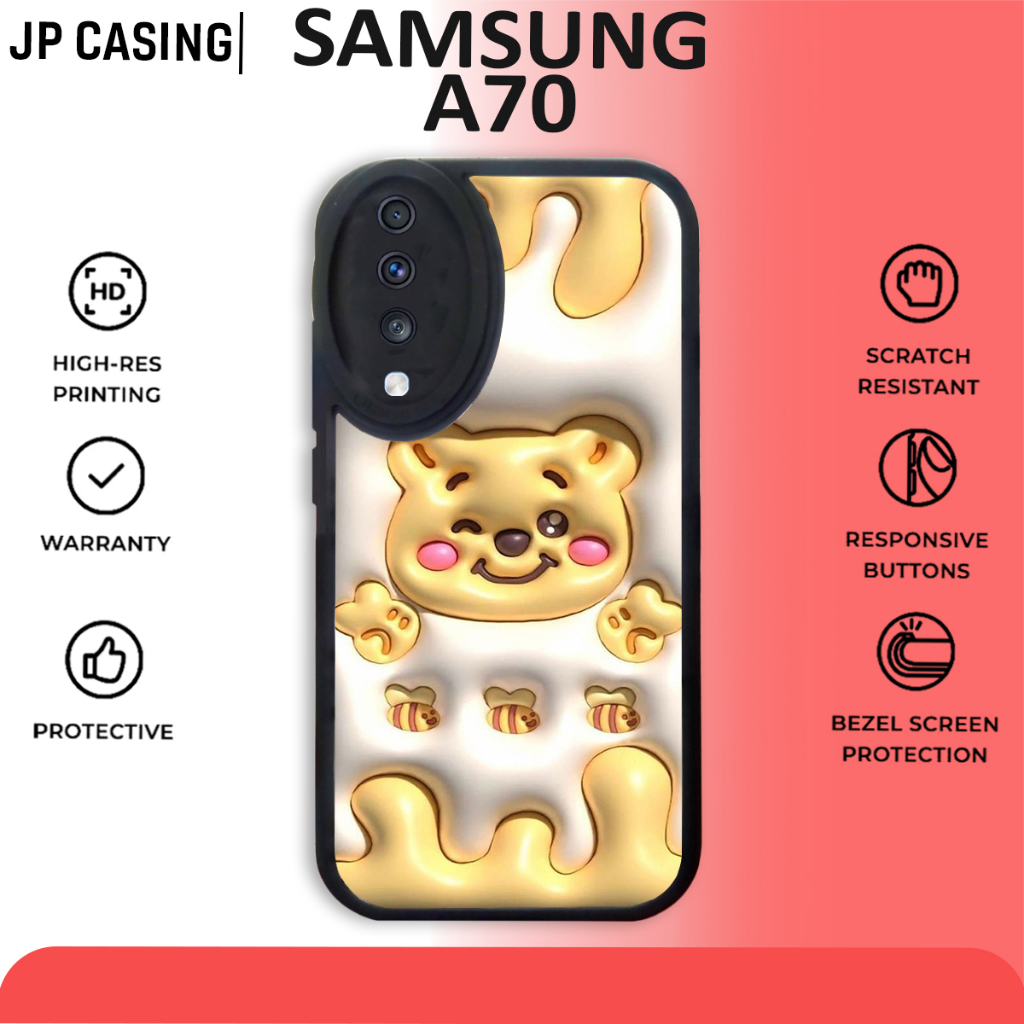 Case Samsung A70 [ CUTE 07 ] Casing Hp Samsung A70 Hardcase Softcase Premium Glossy