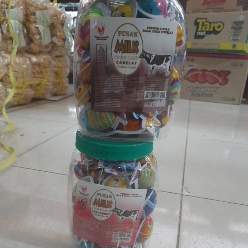 

PUSAN MILK CHEWY CANDY BENTUK IKAN