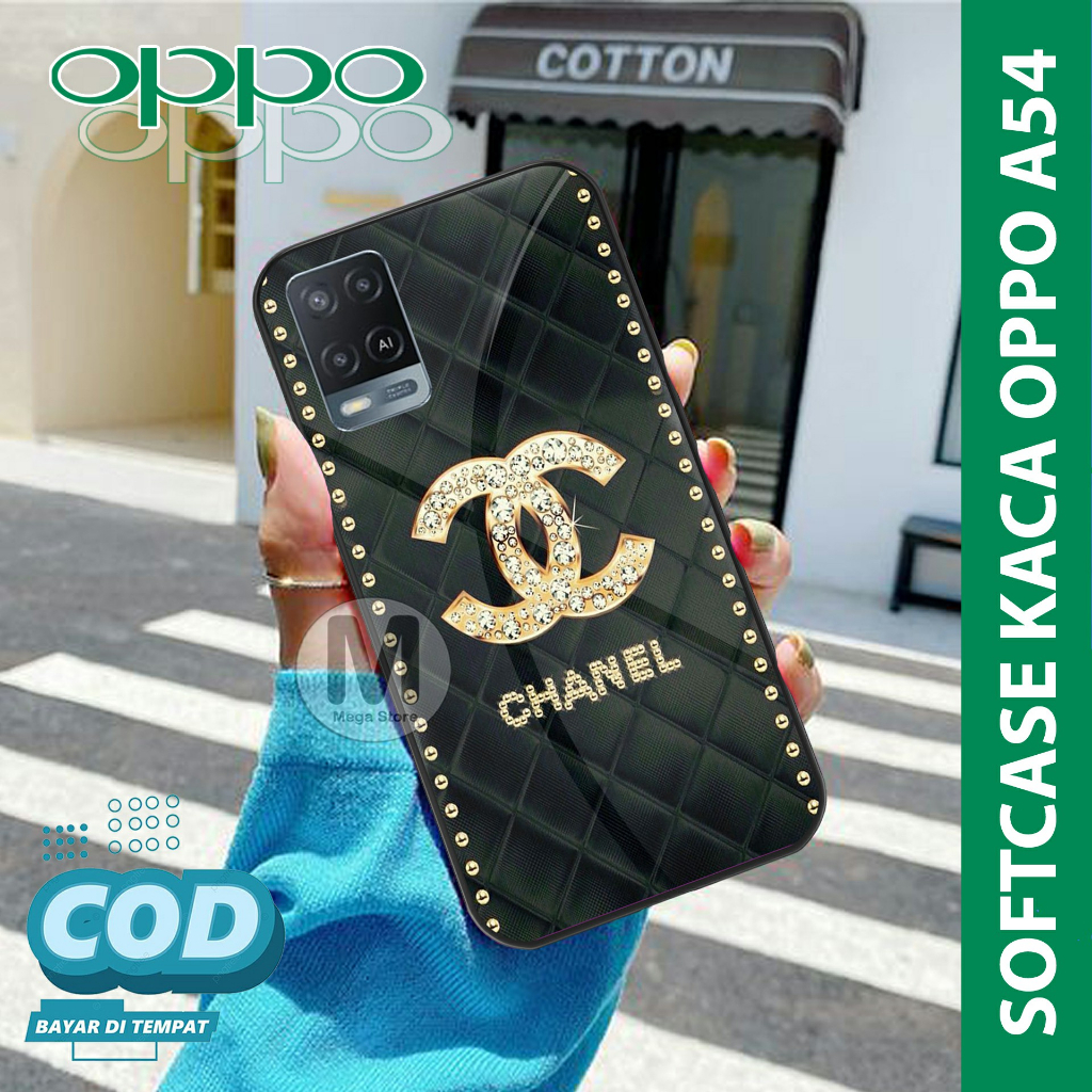 OPPO A54 [ MG-17] Softcase Kaca Oppo A54 Case Hp Oppo A54 Casing Hp Oppo A54 Softcase Oppo A54