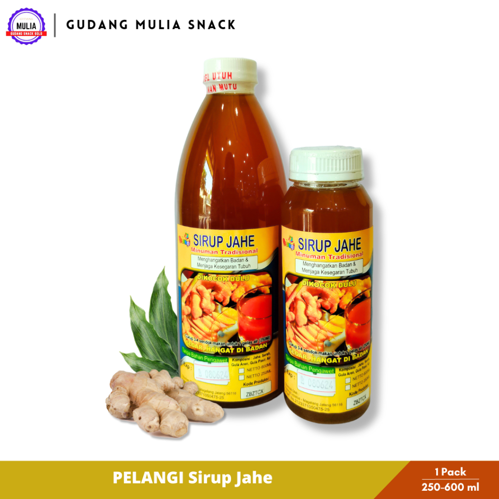 

PELANGI Sirup Jahe | Sirup Jahe Tradisional