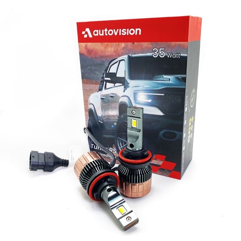 Lampu H11 Led 3 warna Autovision 35W