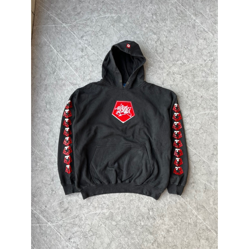 Pullover Hoodie Tribal Gear USA Black Spell Out