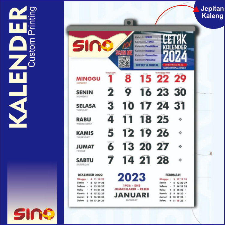 

Kalender Dinding Calender Custom Printing Full Colour