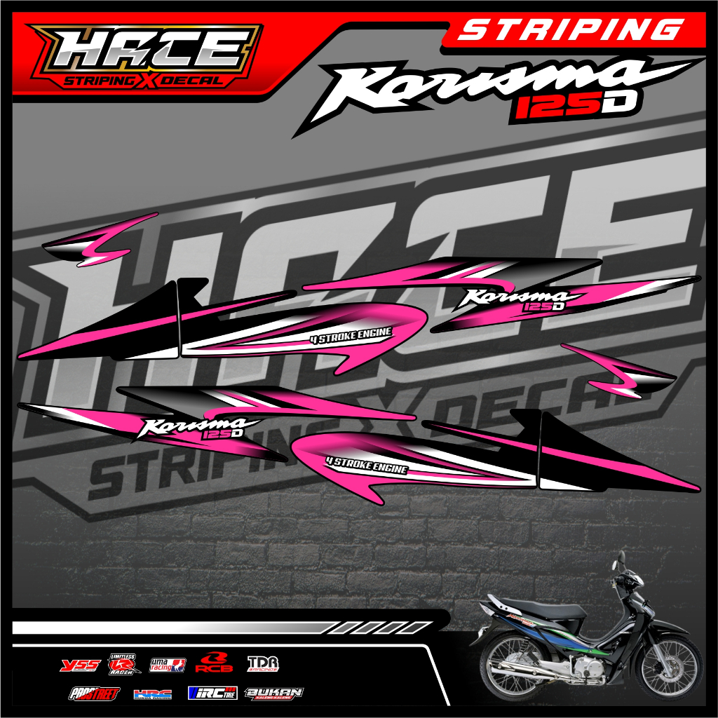 STICKER STRIPING KARISMA 125D - STRIPING KARISMA 125D PREMIUM 02