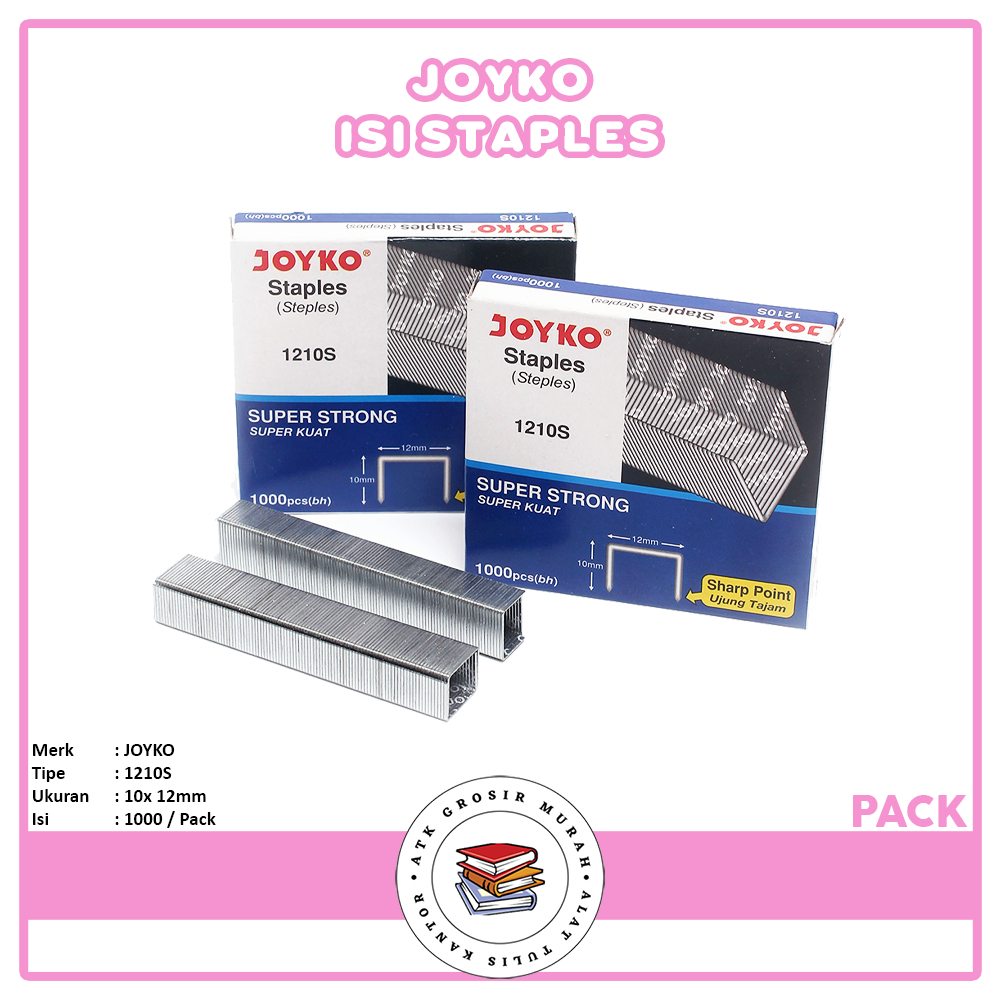 

JOYKO - Isi Staples no.1210S - Isi stapler Heavy Duty - Pack