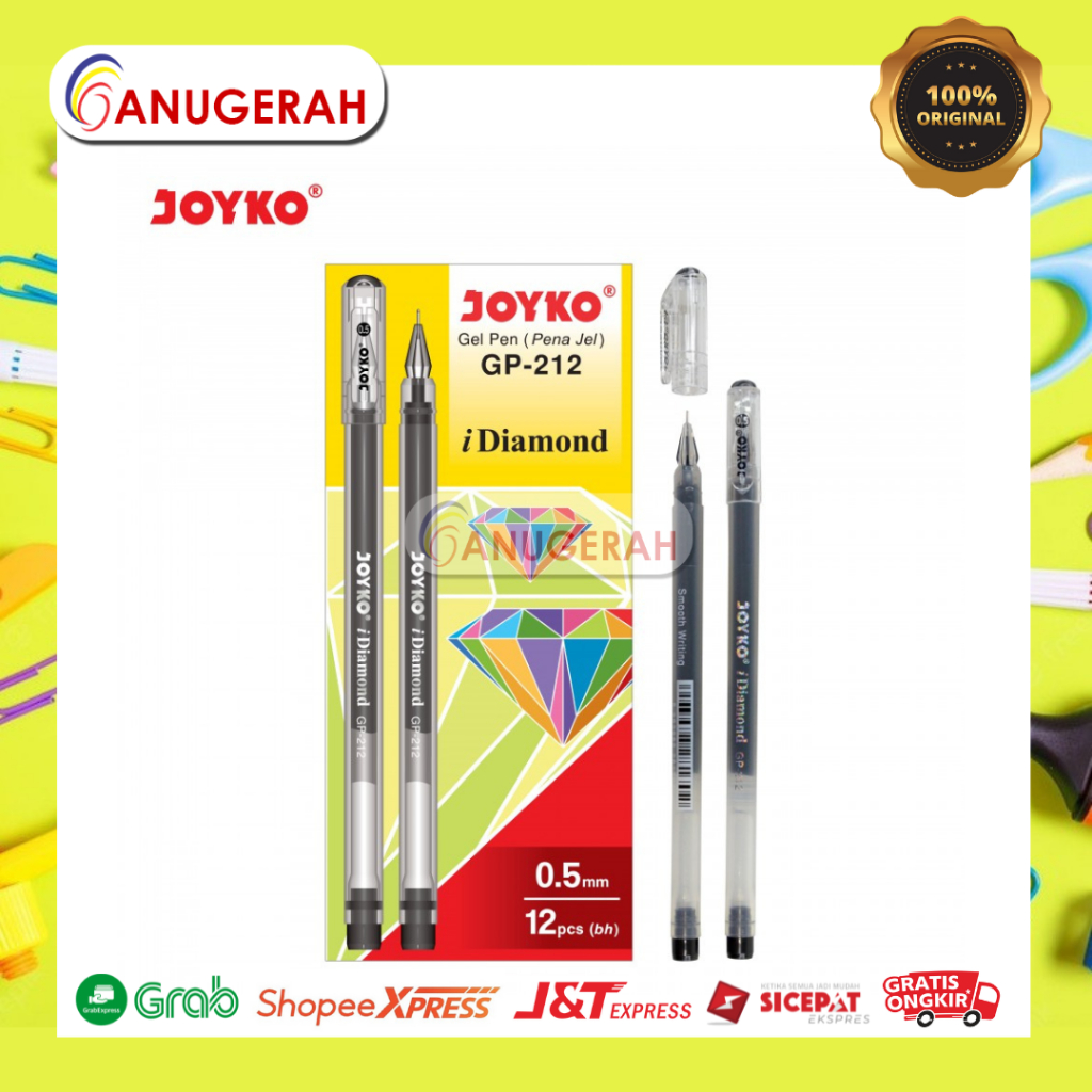 

JOYKO GP-212 I DIAMOND BOLPOIN GEL (PACK)