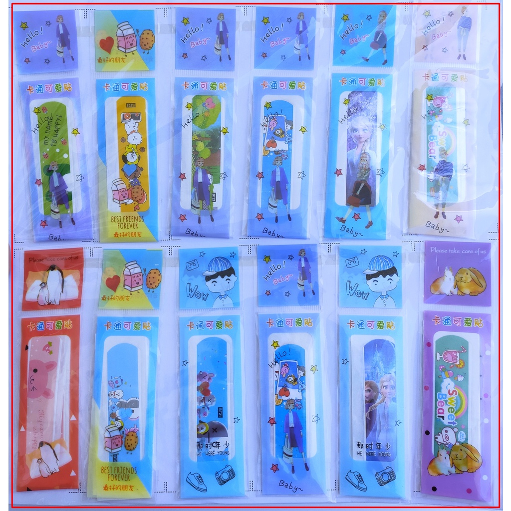 PLESTER FROZEN - BT21 - FROZEN HANSAPLAST HANDIPLAS ANAK - DEWASA IMPORT | PLESTER LUKA ANAK HANSAPL