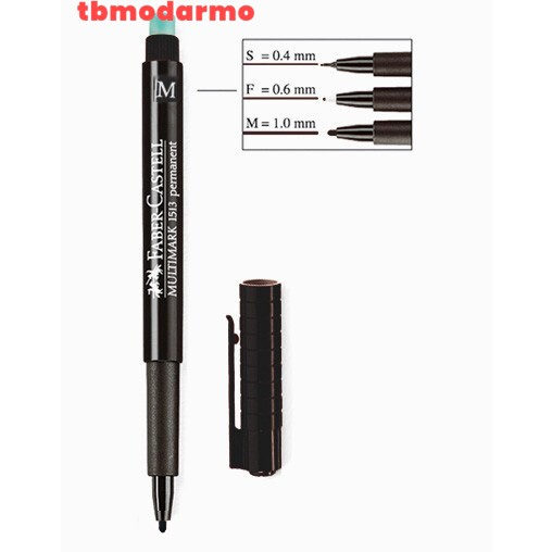 

TBMO OHP Multimark M Permanent Black 152599 / Spidol