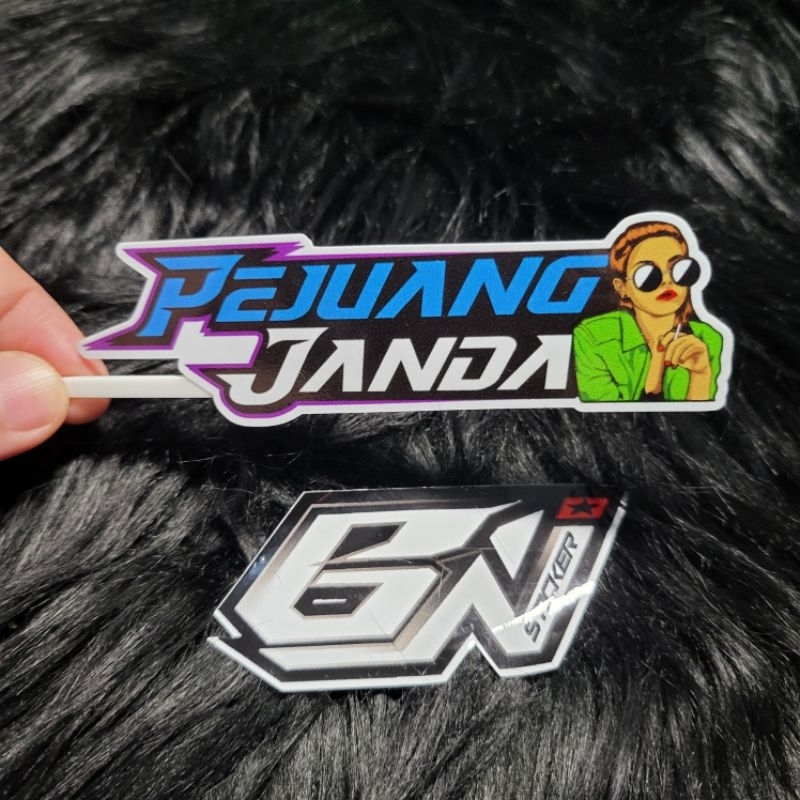 sticker kata2 pejuang Janda