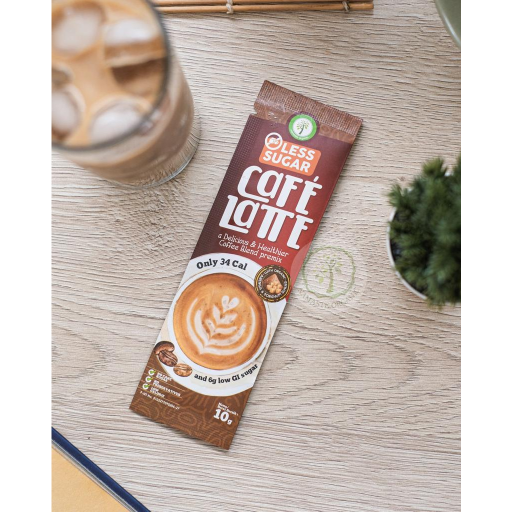 

SACHET LESS SUGAR CAFE LATTE - COFFEE BLEND PREMIX 10GR