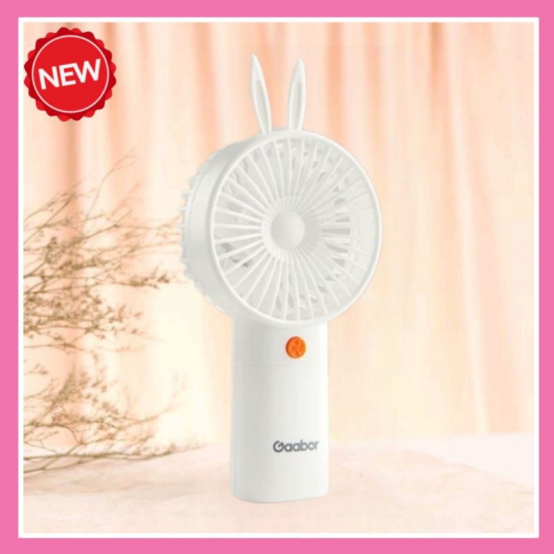 Kipas Angin Mini Gaabor Fan Portabel USB Kipas Mini Color White