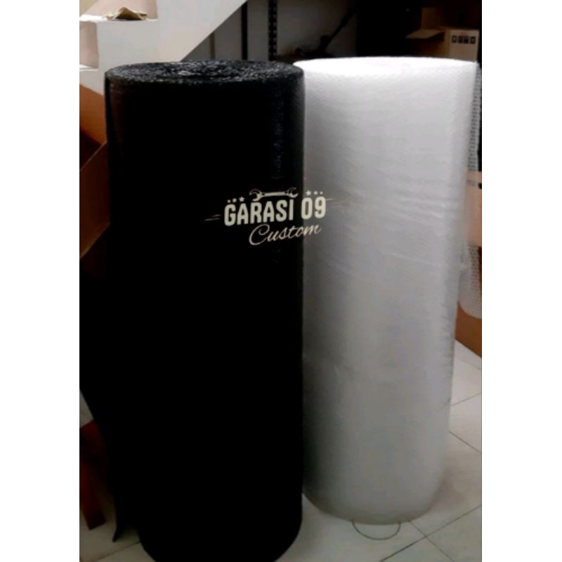 

Bubble wrap 3KG Ukuran 125CM X 50CM Bening Hitam Cocok Untuk Packing OnlineShop