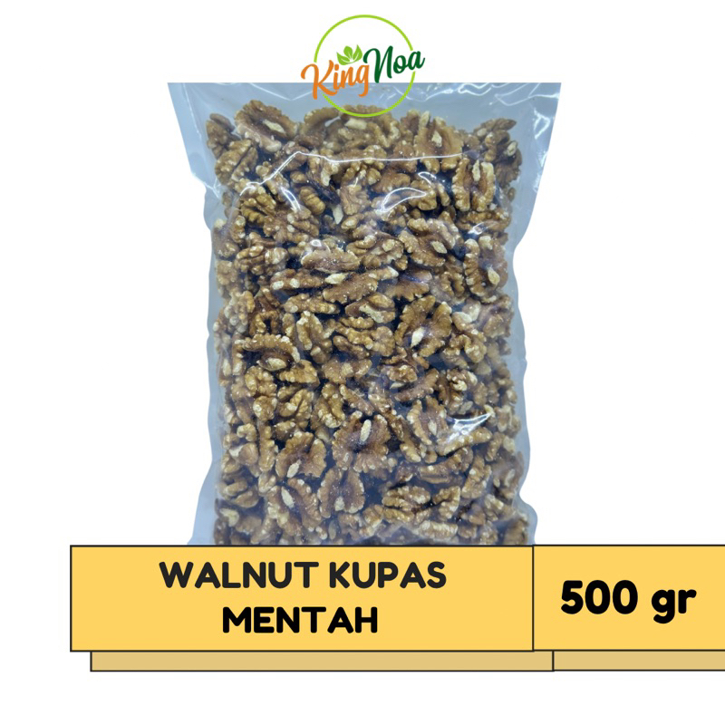 

KACANG WALNUT KUPAS MENTAH 500 gr