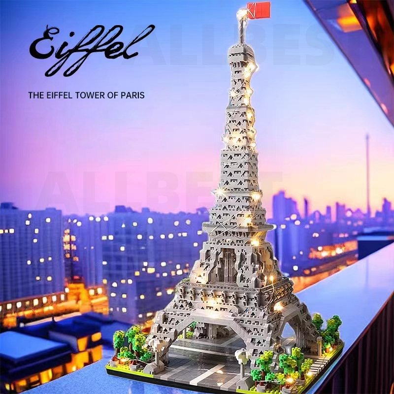 Ready Paris Eiffel Titanic Cruise Ship Model Boat Mini Bricks Model DIY Building Blocks Bricks with 