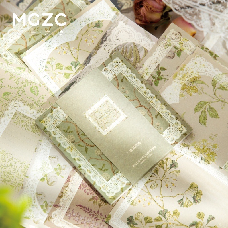 

5 lembar kertas dekorasi scrapbok deco journaling jurnal kit bujo bullet journal diary vintage aesthetic