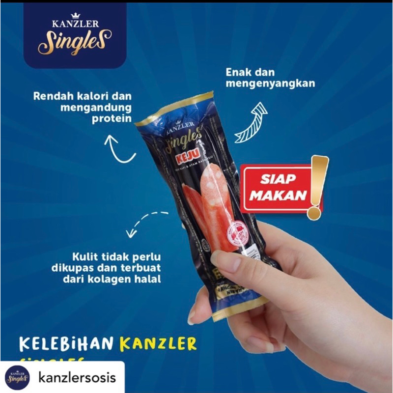 

Sosis kanzler Siap makan//kanzler single