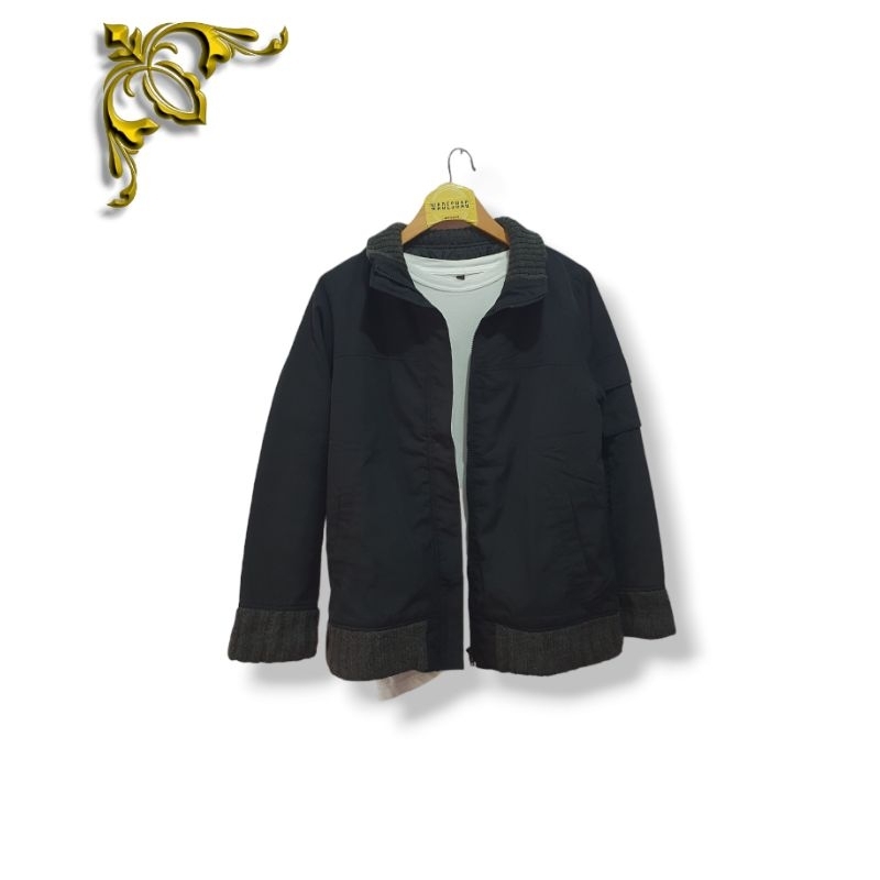 WORK JAKET HITAM CASUAL