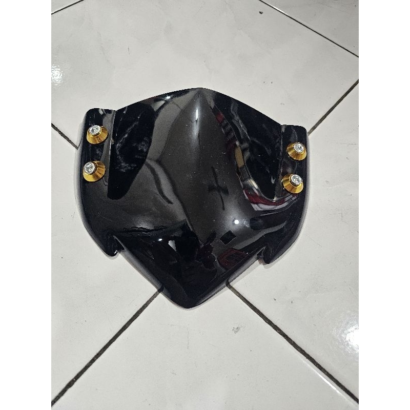 Visor variasi motor jupiter mx new mx king akrilik plus baut