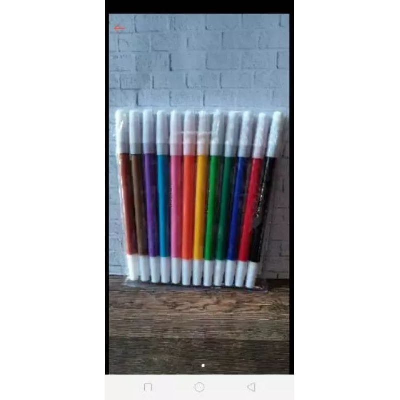 

[ALAT TULIS] Spidol Warna 12 Pcs || Spidol Snowman
