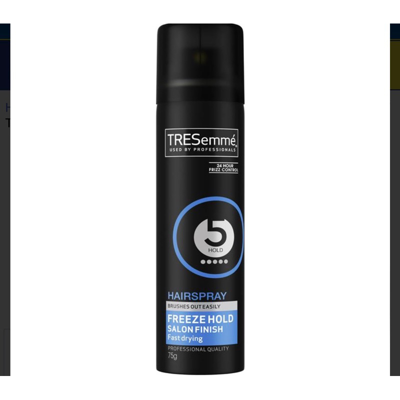 tresemme hair spray 75gr