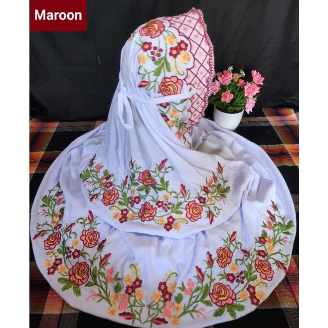 Mukena Terusan Dewasa Bordir Mukenah Terusan Dewasa Mukena Lajuran Bordir Mukena Dewasa Terbaru 2021