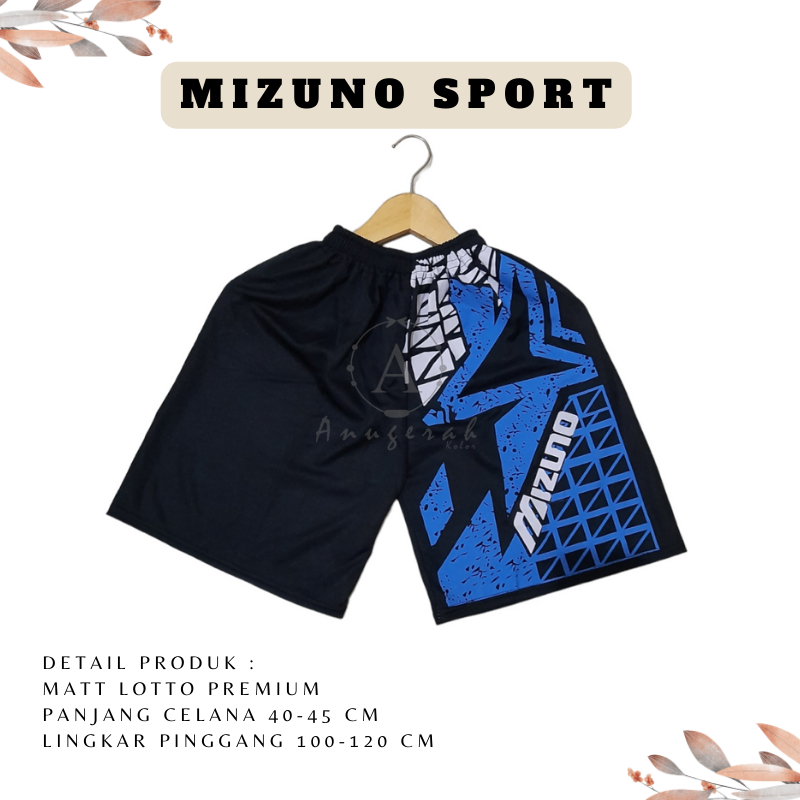MIZUNO SPORT UNISEX || CELANA PENDEK OLAHRAGA VOLLY TENIS BADMINTON || CELANA KOLOR PENDEK PRIA DEWA