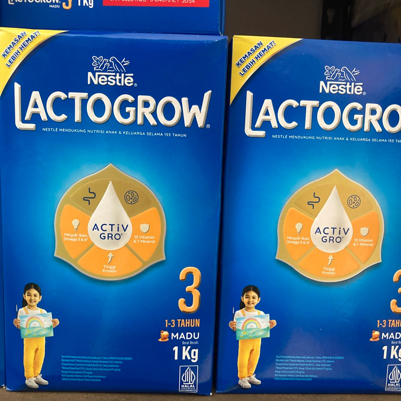 

Lactogrow 3 Madu 1Kg