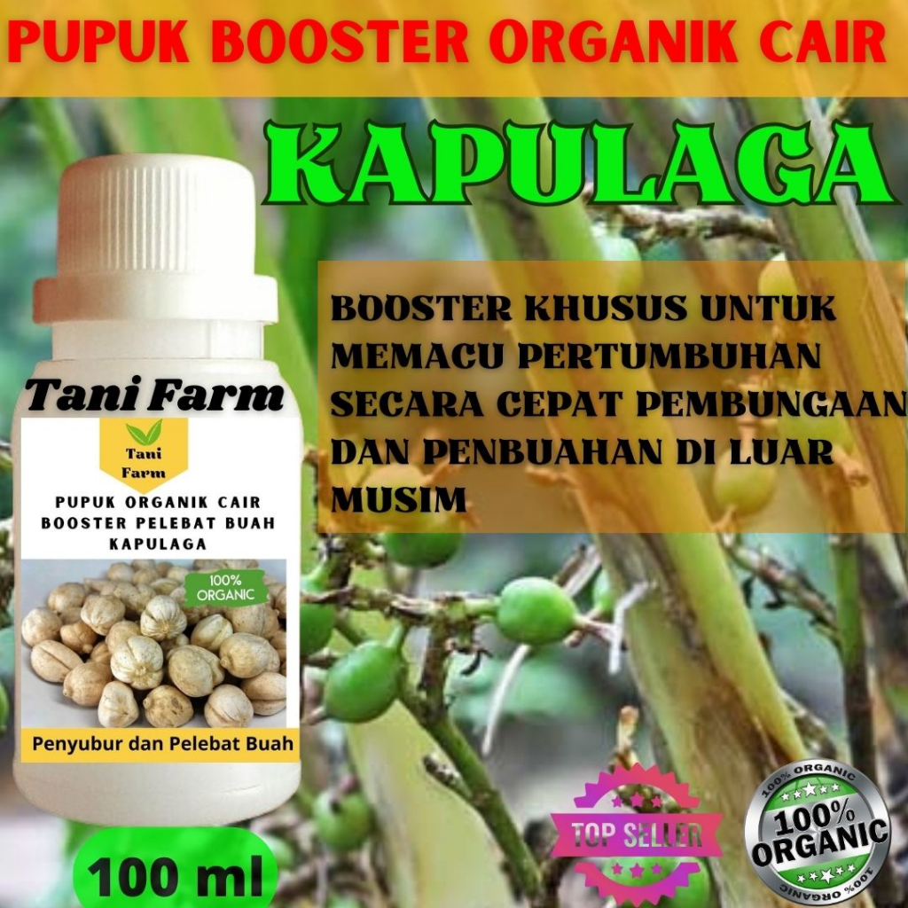 Pupuk Booster Buah  Kapulaga Pelebat Buah dan Anti Rontok / Pupuk Booster Kapulaga / Pupuk Kapulaga 