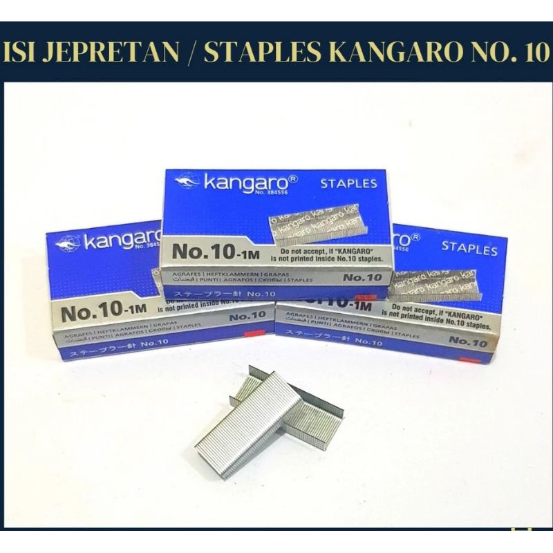 

Isi Jepretan Kangaro No.10-1M / Isi Staples Kangaro No. 10-1M