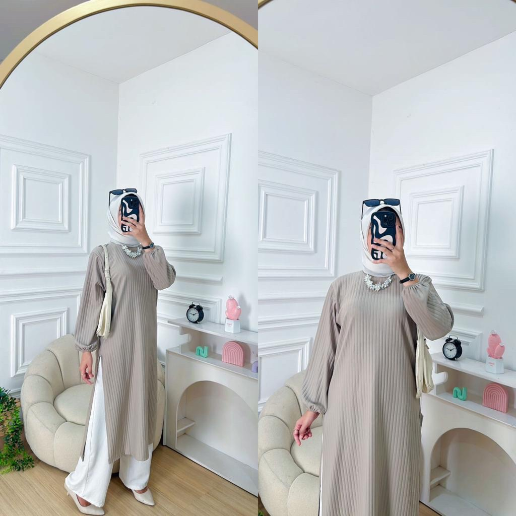 R.A SHOPING -  ZFS TUNIK INTAN / KIMINA LONG TUNIK / ATASAN TUNIK LENGAN PANJANG / OOTD CASUAL WANIT