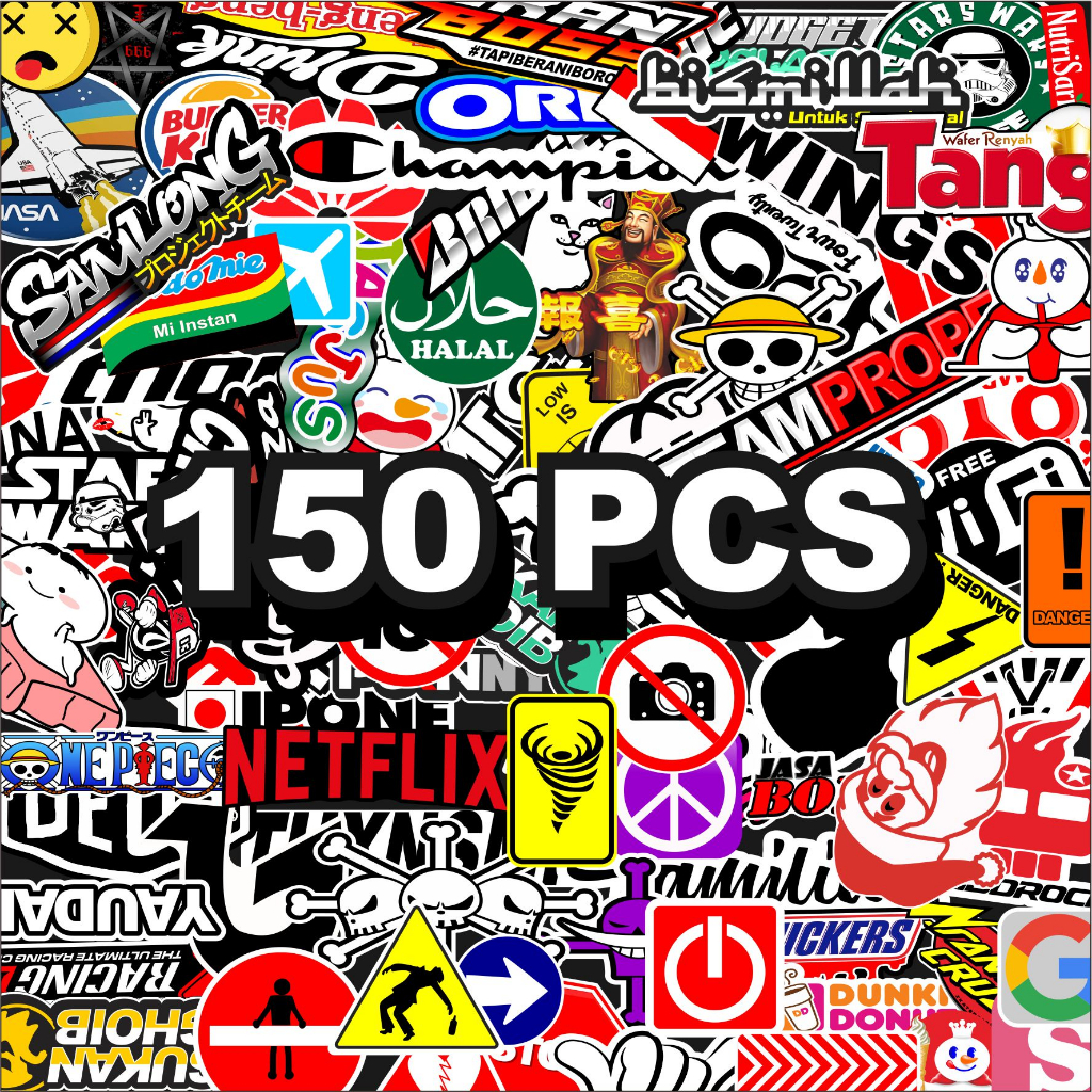 

PAKET STICKER MINI BRAND RACING 150 PCS