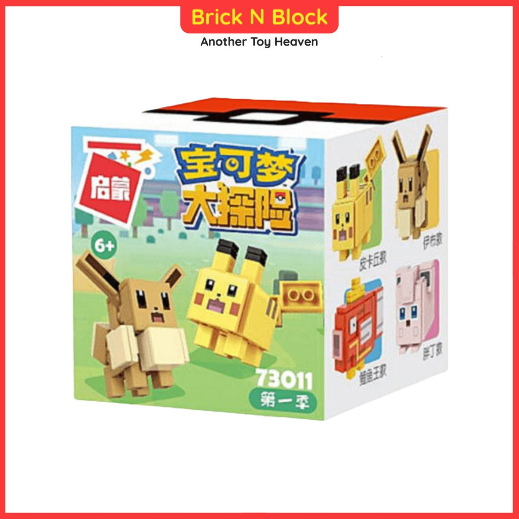 Brick N Block- Keeppley Qman Pokemon Quest Wave 1 Figure Mini Mainan Koleksi Block
