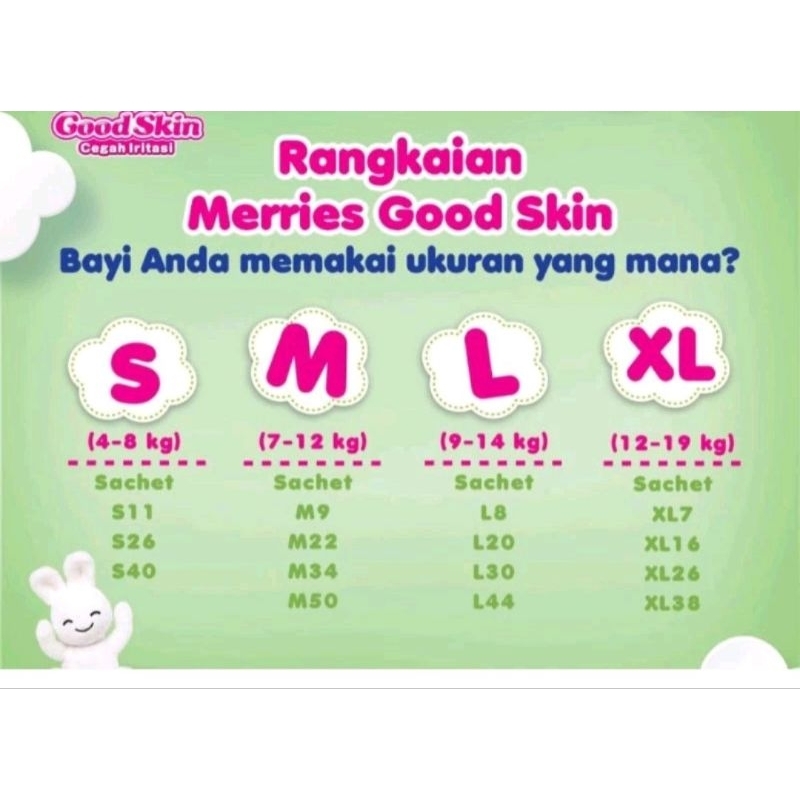 MERRIES-PANTS GOOD SKIN XXL6/XXL18/XXL28