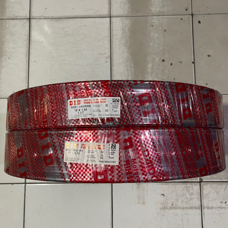 VELG DID KRUM RING 18 UKURAN 185 DAN 215 SEPASANG