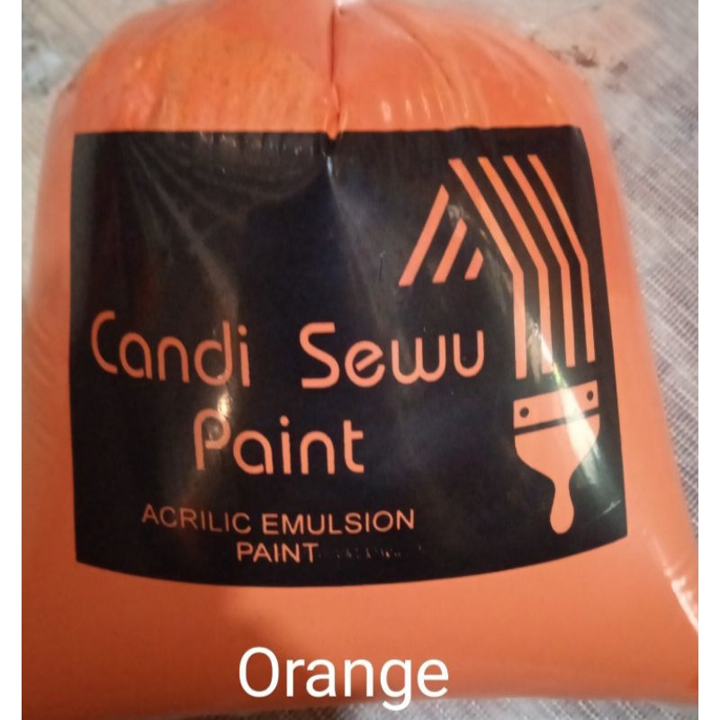 CAT TEMBOK 1 KG WARNA ORANGE// KWALITAS SUPER